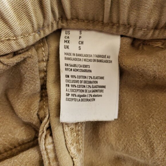 American Eagle Chino Joggers Men's Size Small Tan Extreme Flex - Picture 5 of 7